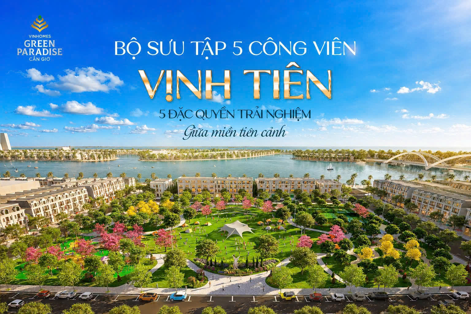 Năm công viên chủ đề thần tiên mở ra vạn trải nghiệm sống đáng giá cho riêng cư dân Vịnh Tiên