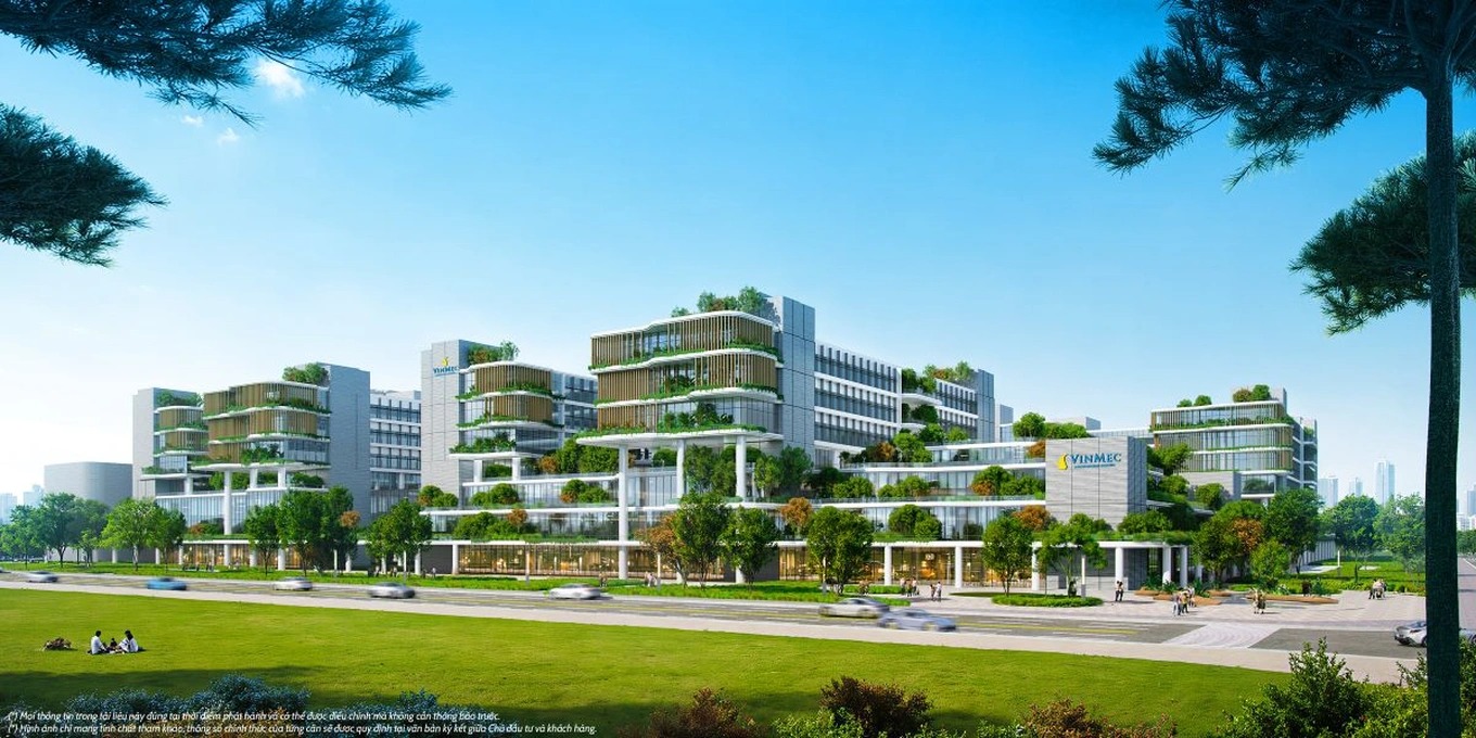 Bệnh viện 900 giường theo chuẩn quốc tế ở Vinhomes Green Paradise