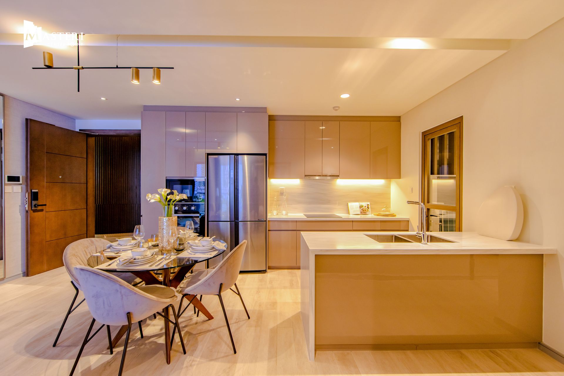 Mặt bằng căn 3PN Masteri Centre Point