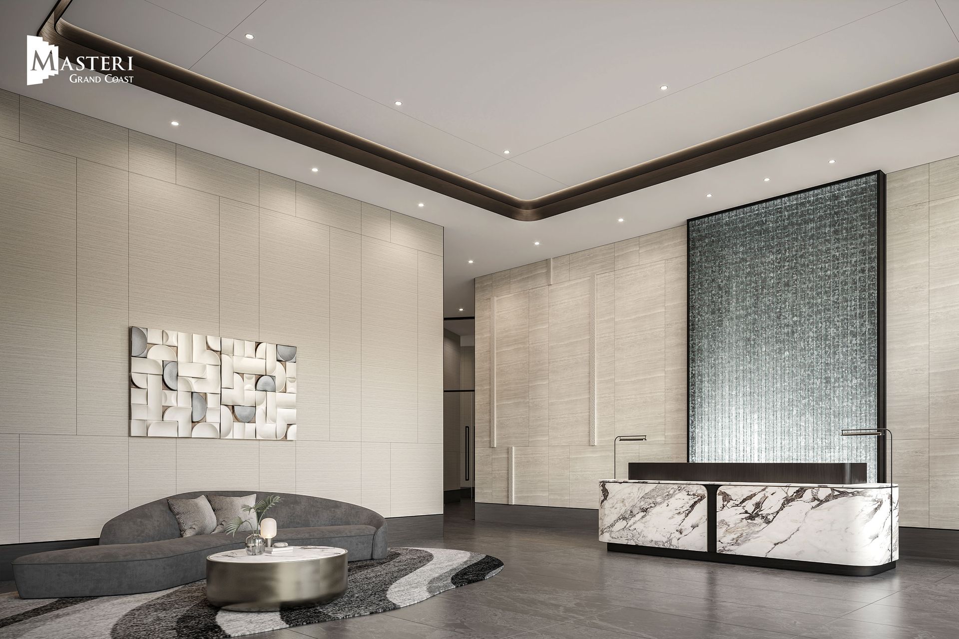 Sảnh cư dân Masteri Grand Coast