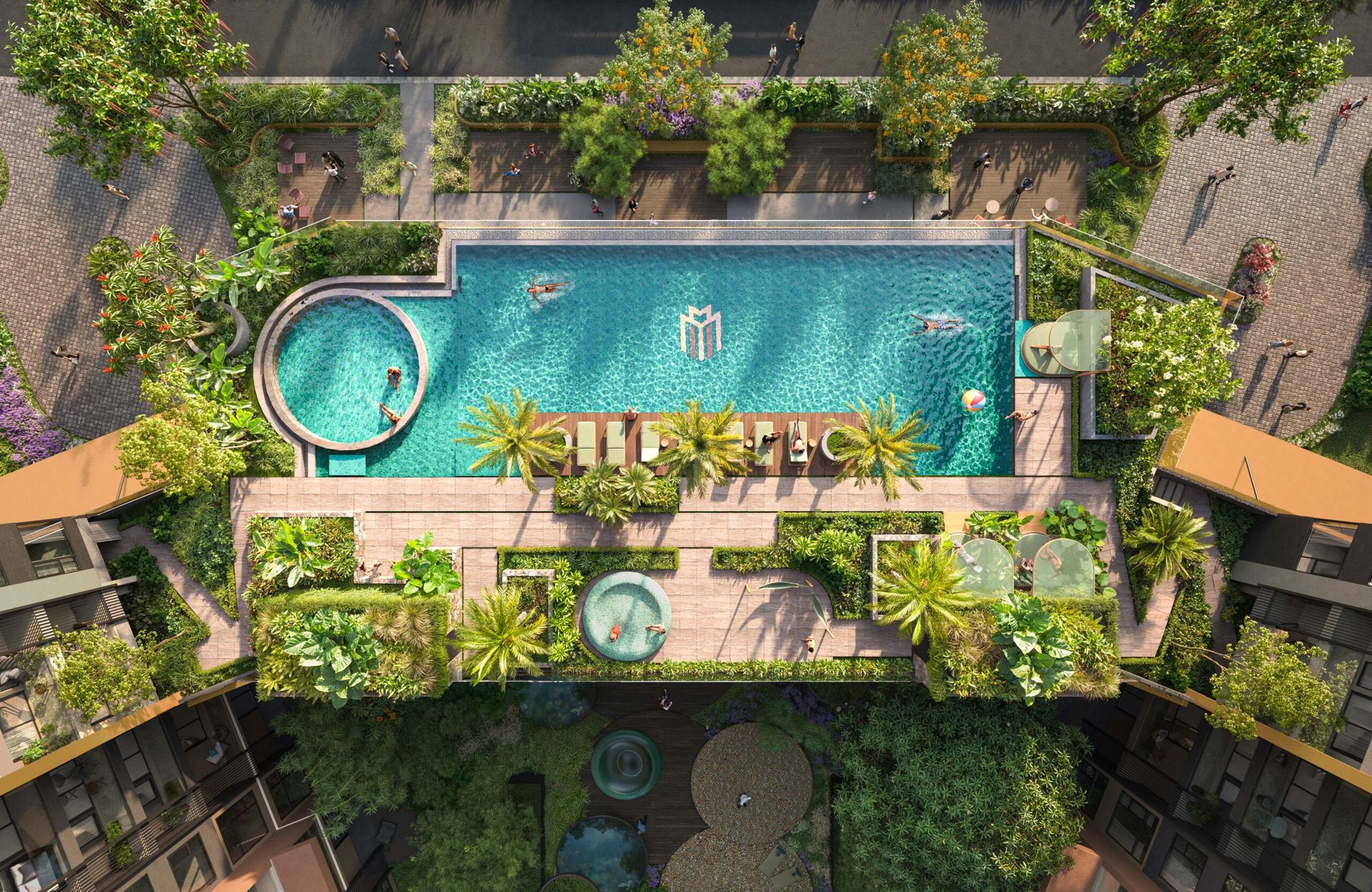 Bể bơi ngoài trời Masteri Park Place