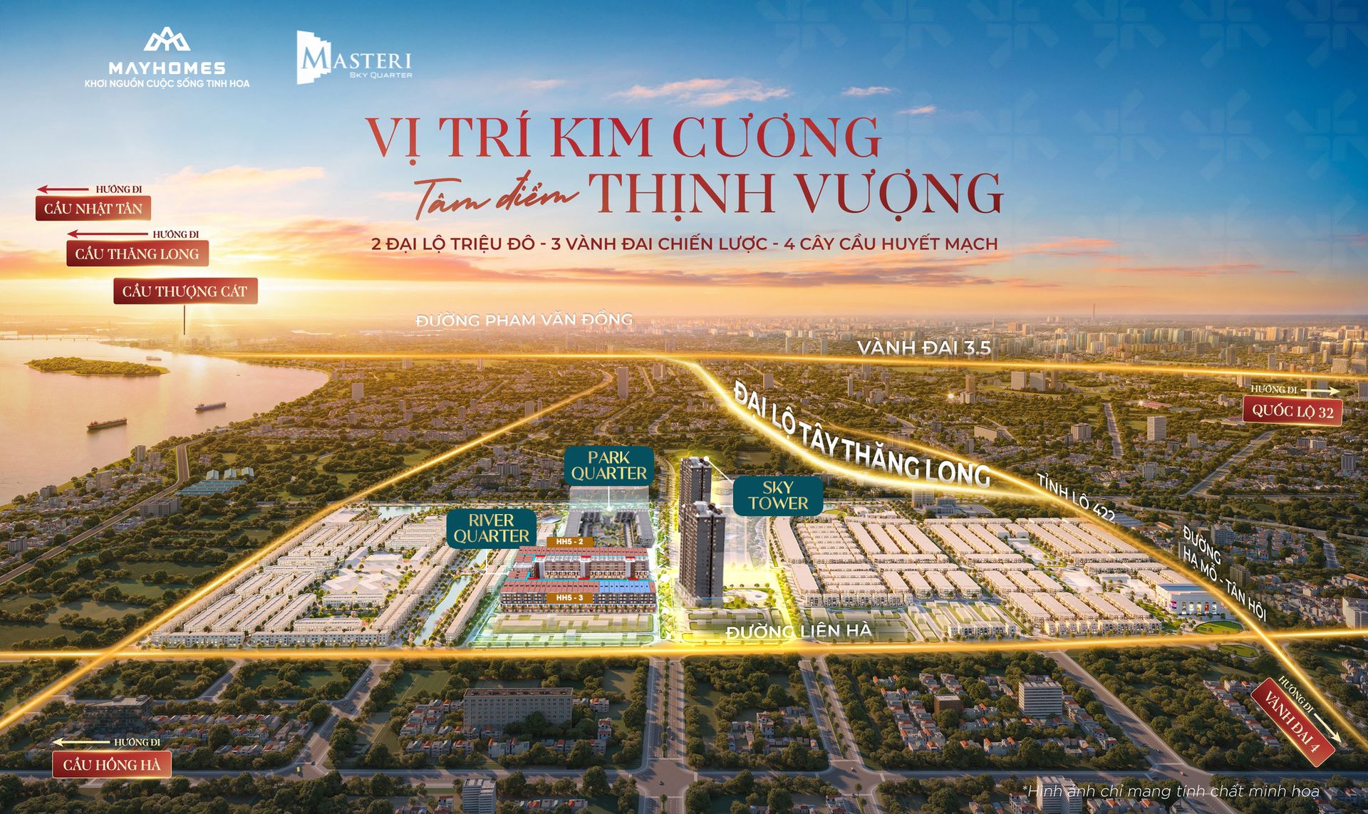 Tổng mặt bằng toàn dự án Masteri Sky Quarter
