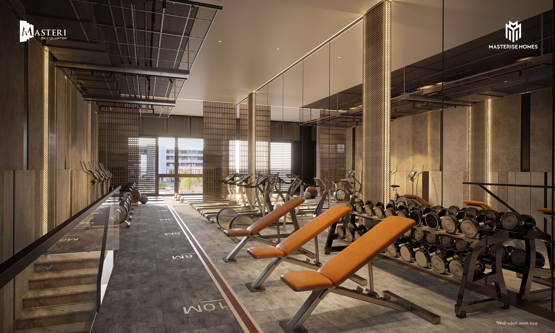 Phòng gym Masteri Sky Quarter
