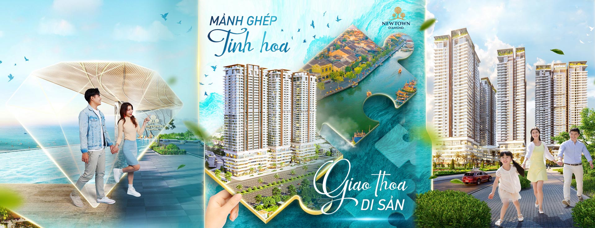 Newtown Diamond — mặt bằng tổng quan