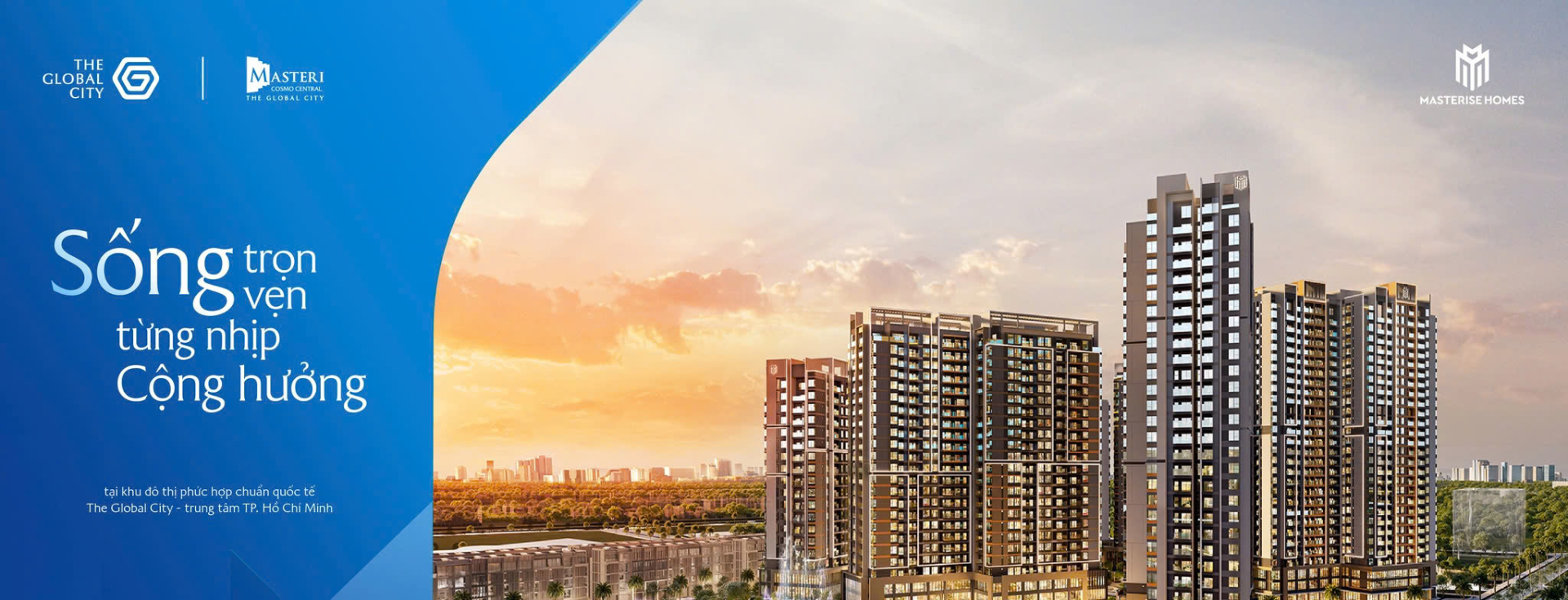 Masteri Cosmo Central — 6 tháp khu đô thị quốc tế