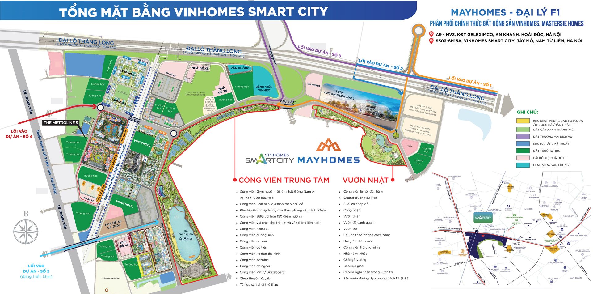 Mặt bằng tổng thể TMDV Smart City
