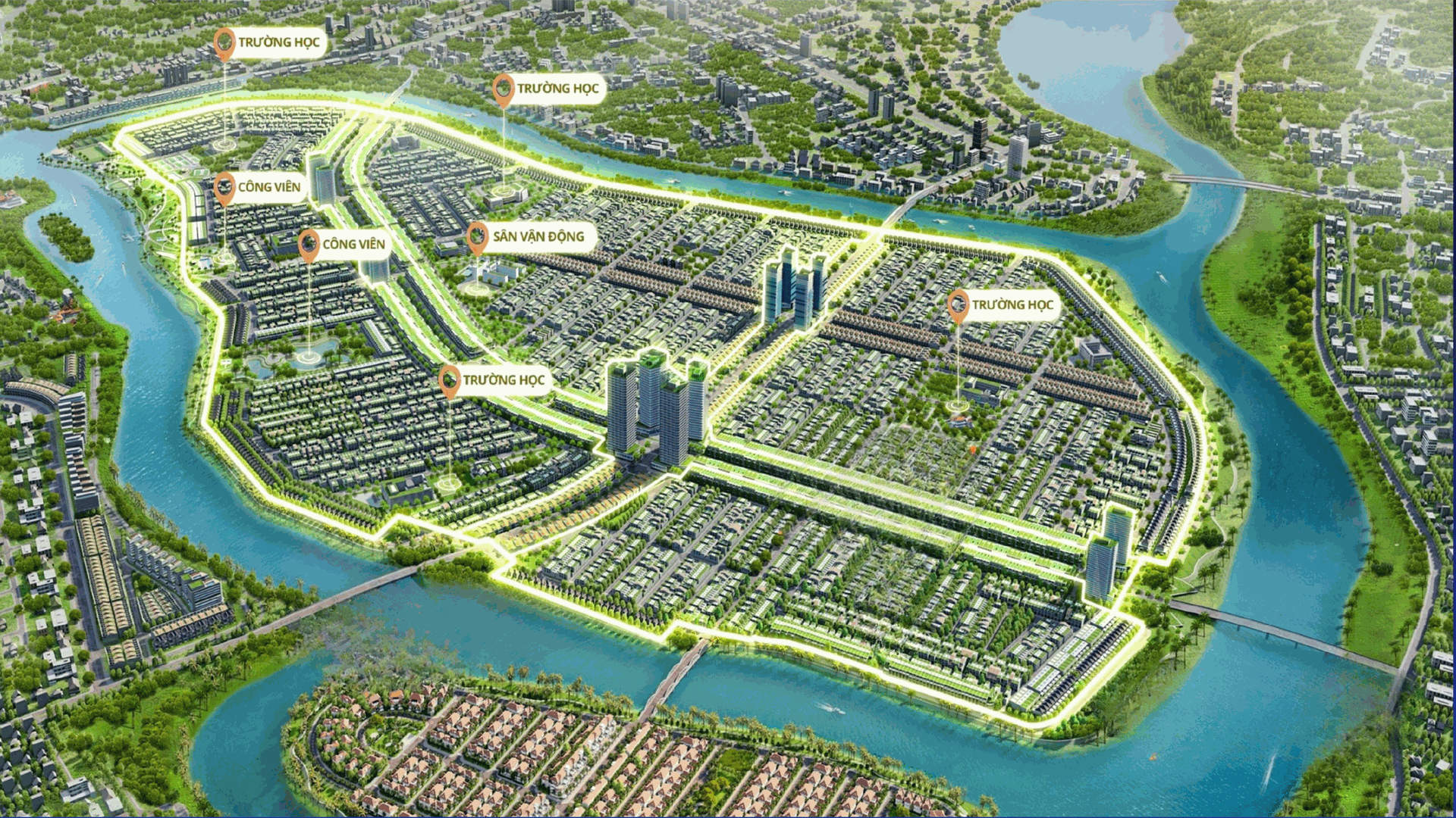 Mặt bằng tổng thể Sun Riverpolis