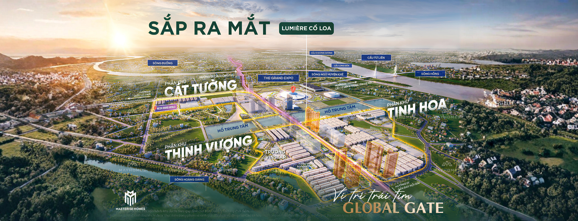 Masterise Homes Cổ Loa — 2 phân khu 45 tầng