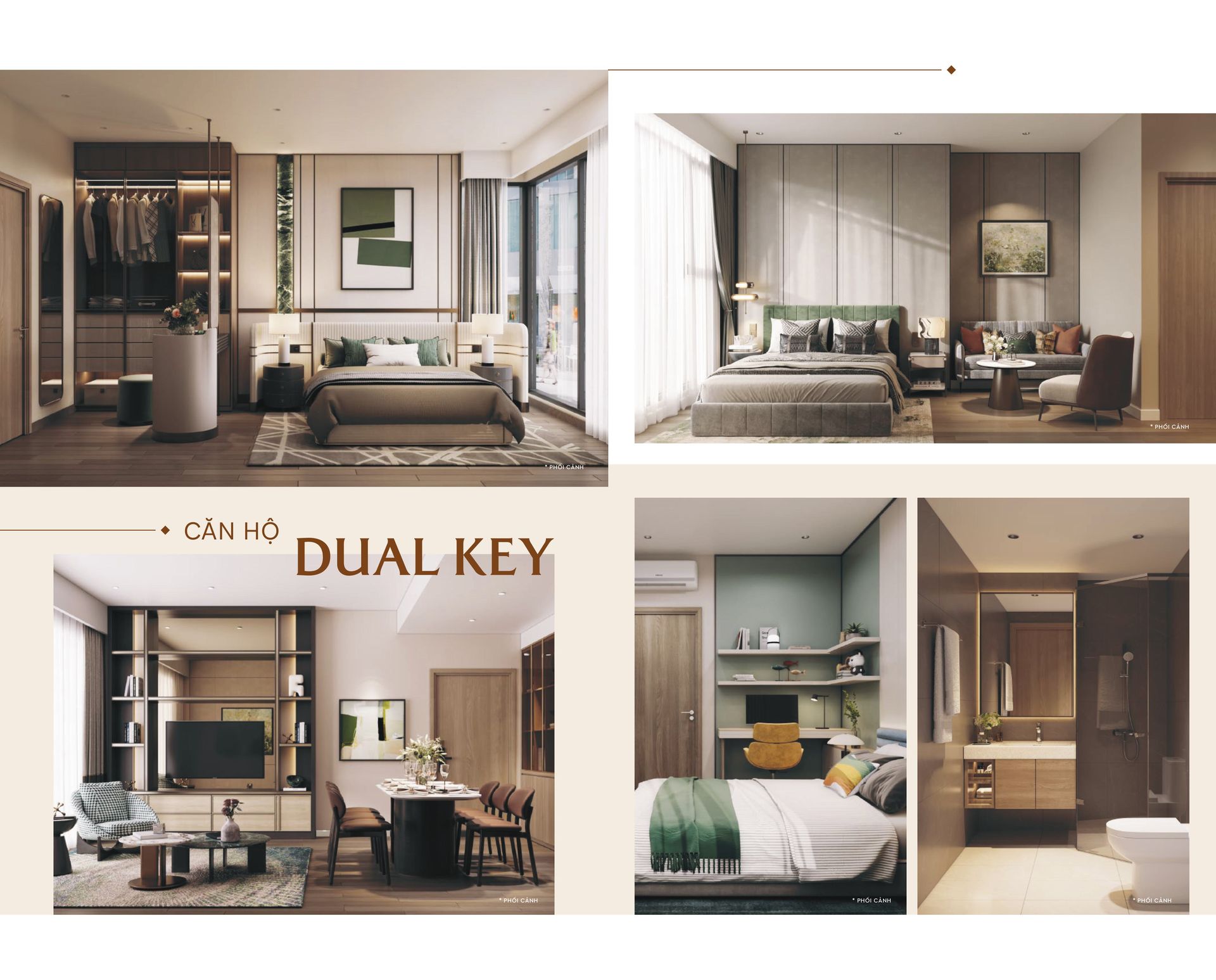 Mặt bằng căn Dualkey Masteri Rivera Danang