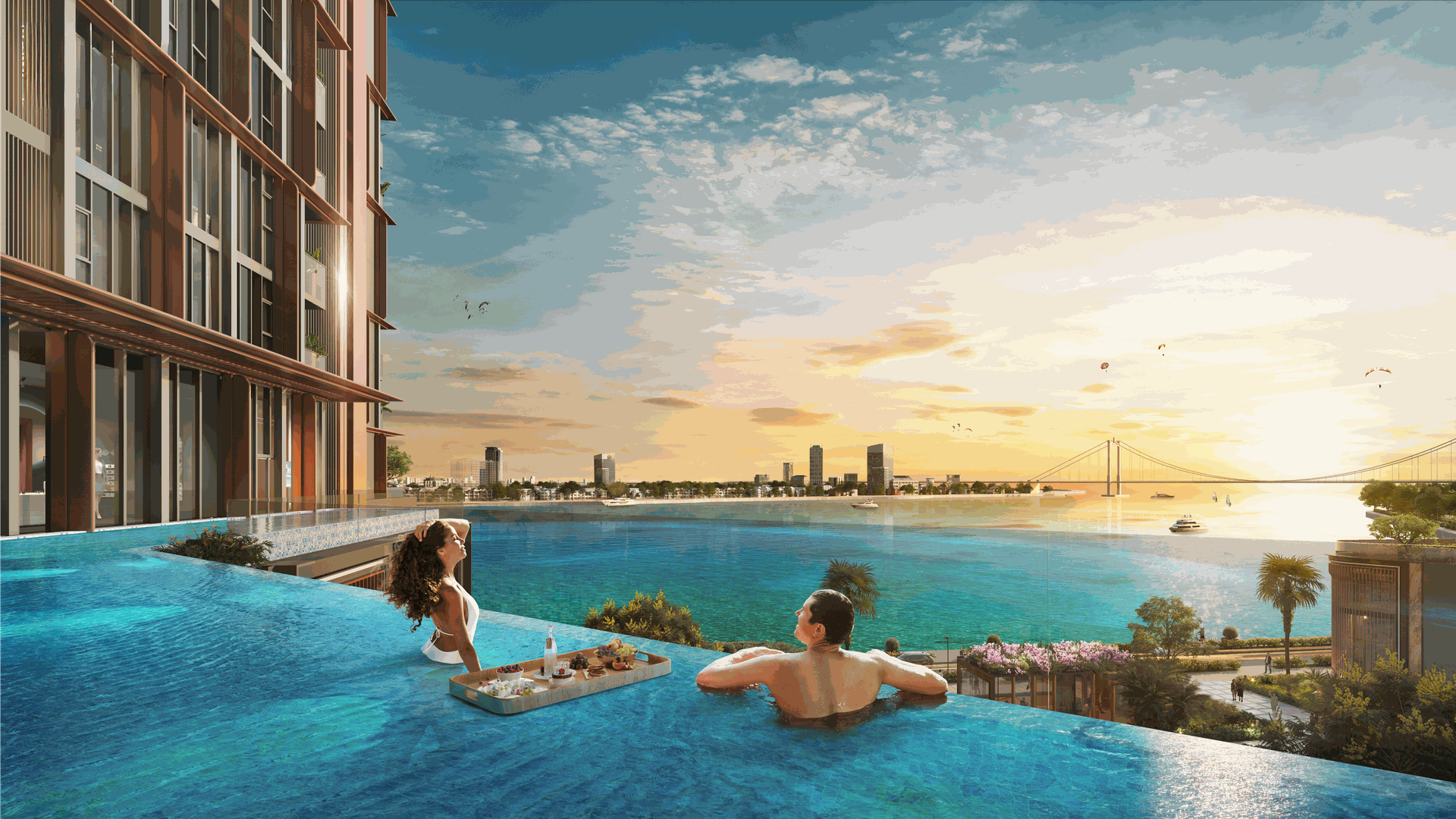Bể bơi vô cực Sun Symphony Residence