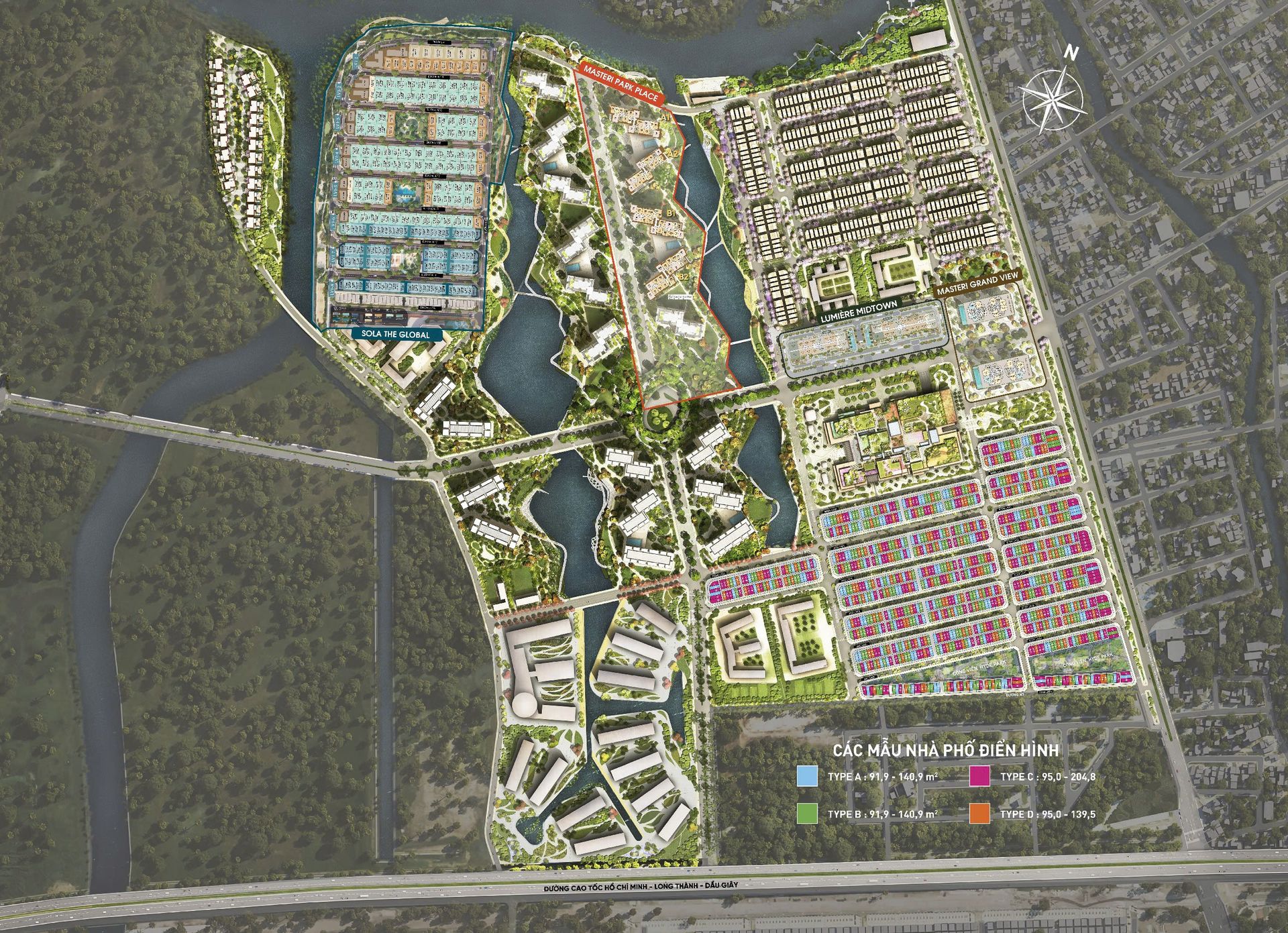 Mặt bằng tổng thể The Global City