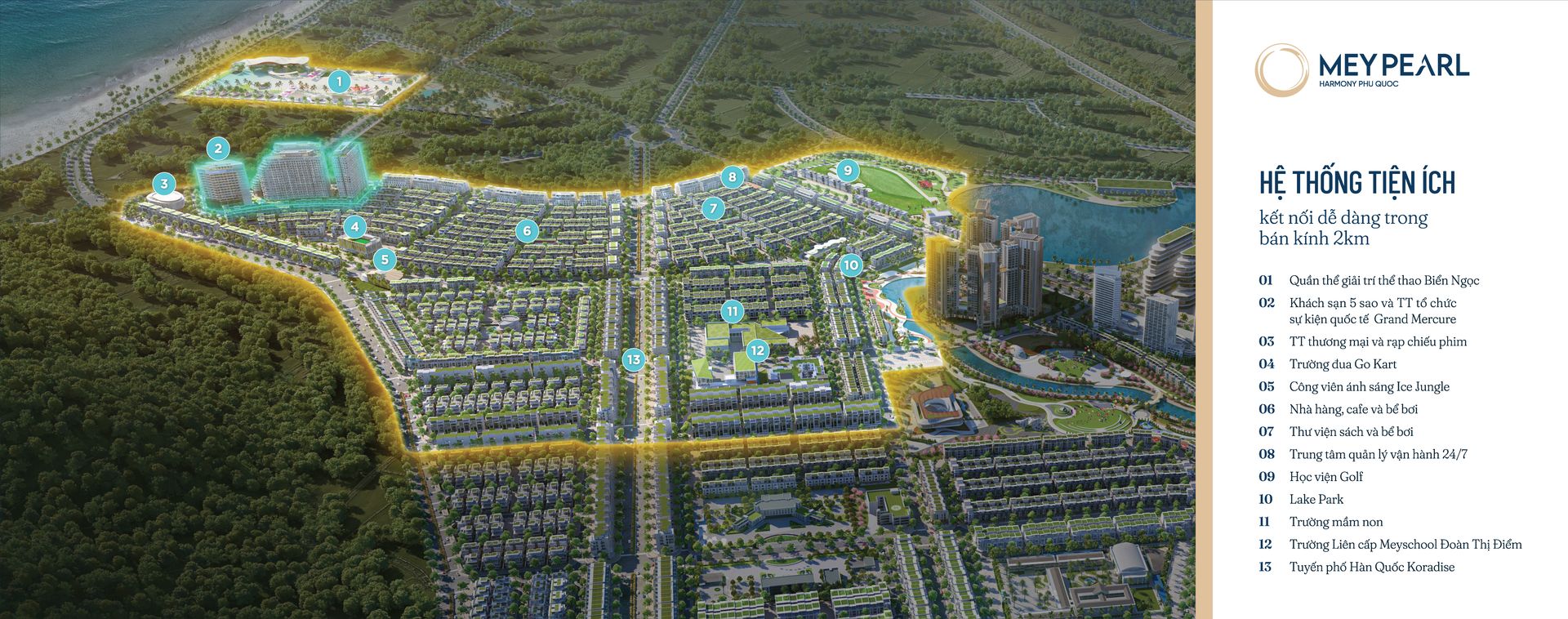 Mặt bằng tiện ích MeyPearl Harmony