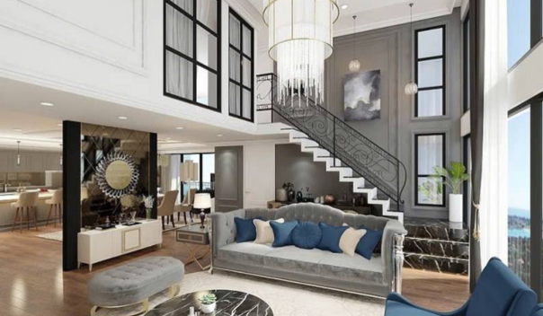 Mặt bằng căn hộ Duplex Masteri Grand Avenue