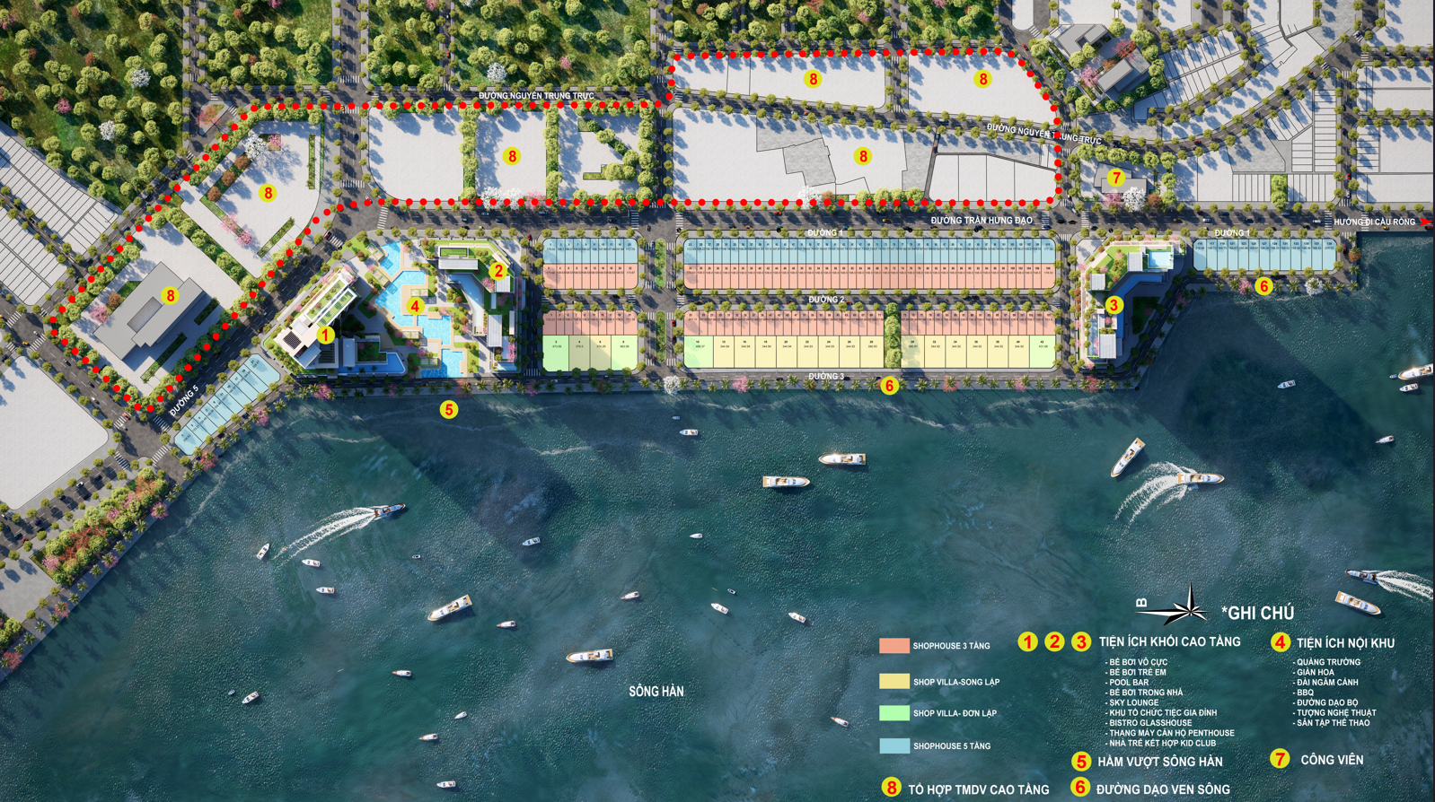 Mặt bằng tổng thể Sun Symphony Residence TT