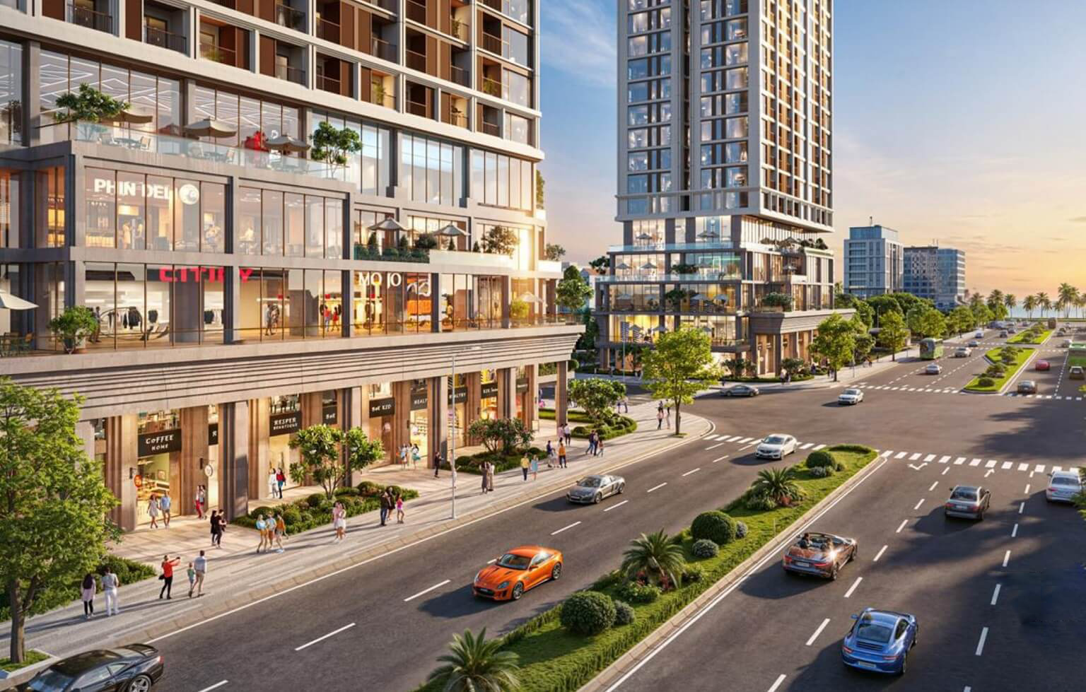 Không gian thương mại Sun Solar Residence