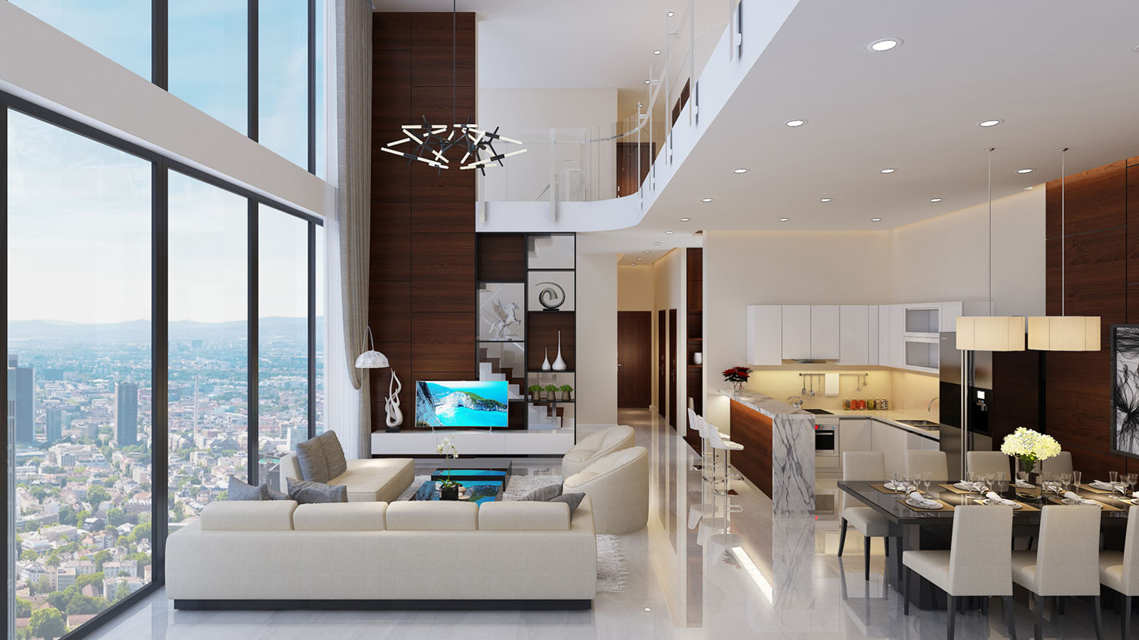 Mặt bằng căn Duplex