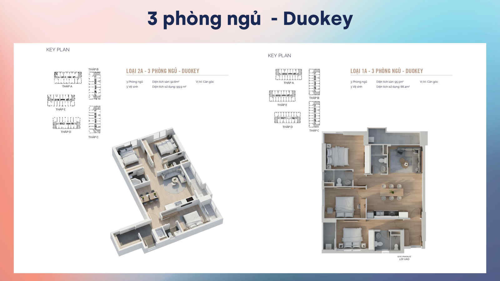 Mặt bằng căn 3PN