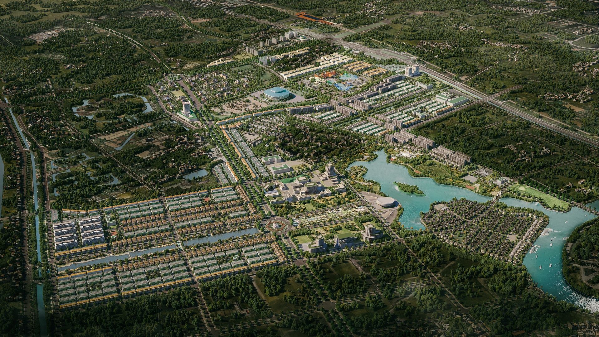 Mặt bằng tổng thể Sun Urban City TT