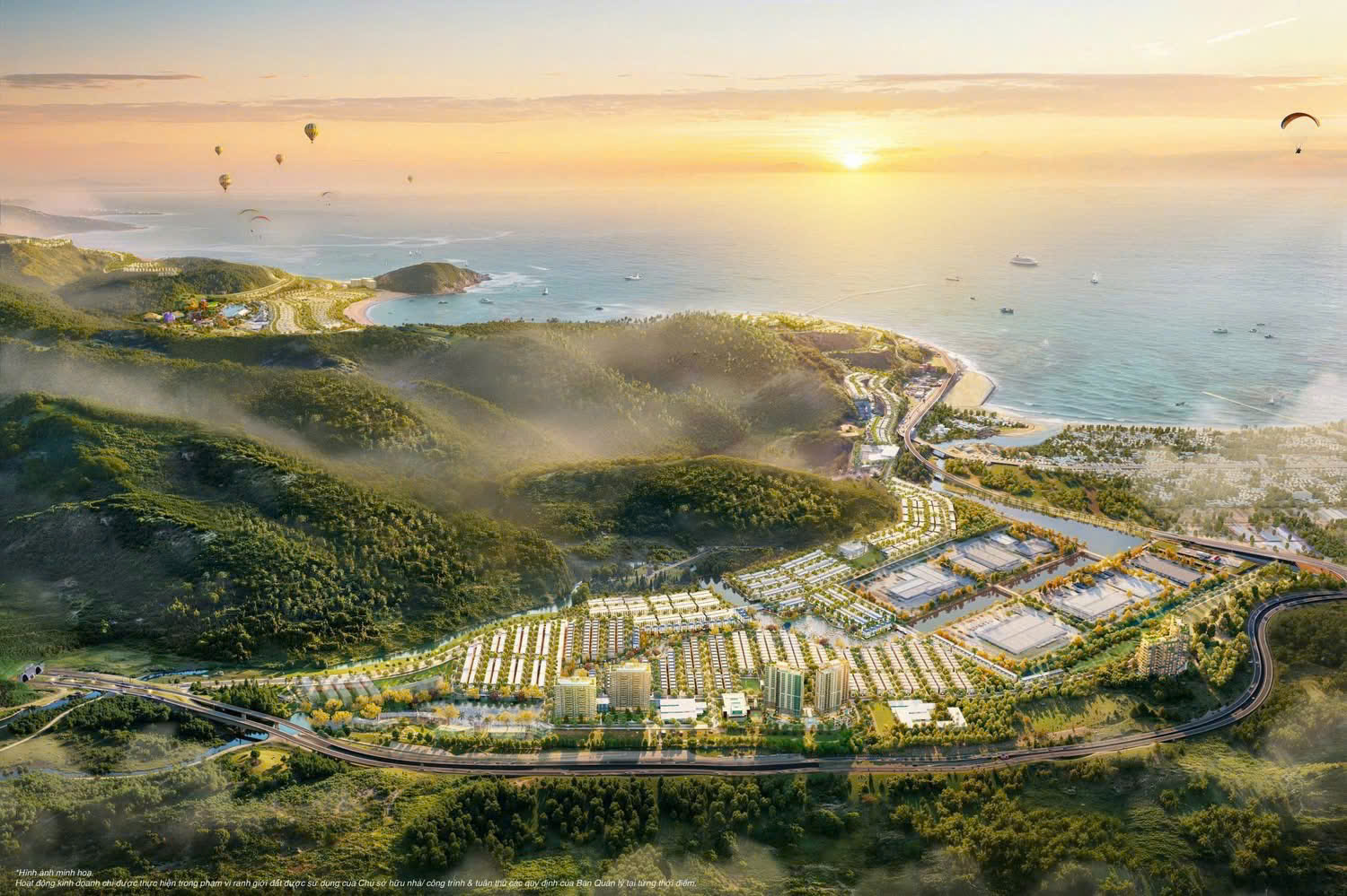 Vị trí Vinhomes Hải Vân Bay Làng Vân Đà Nẵng