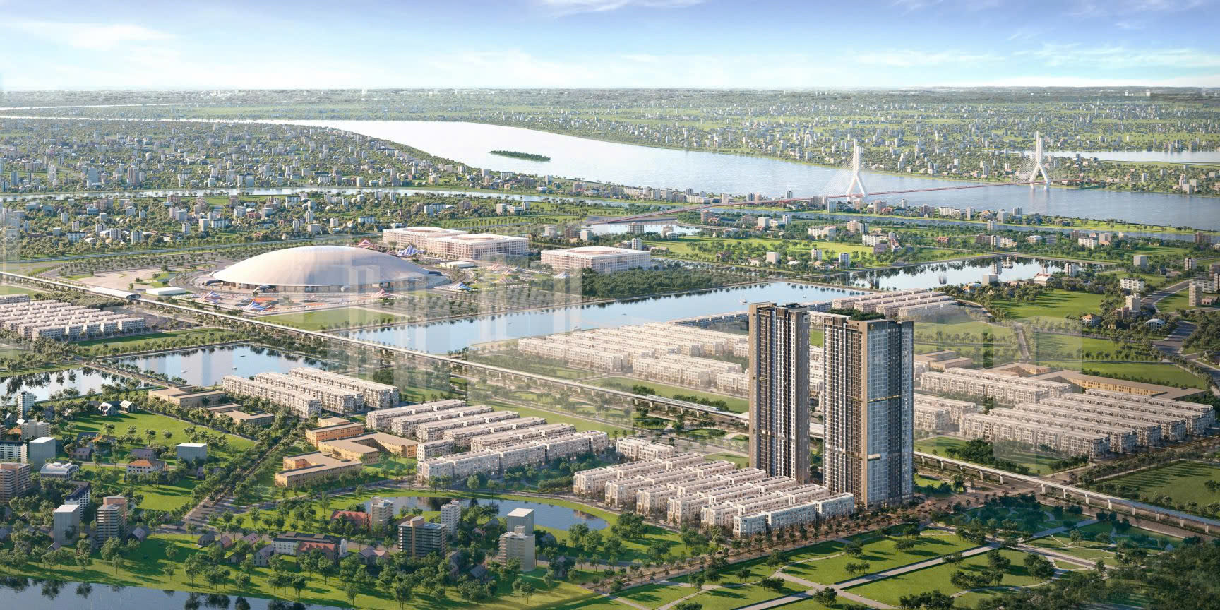 Phối cảnh tổng thể Masteri Grand Avenue Global Gate
