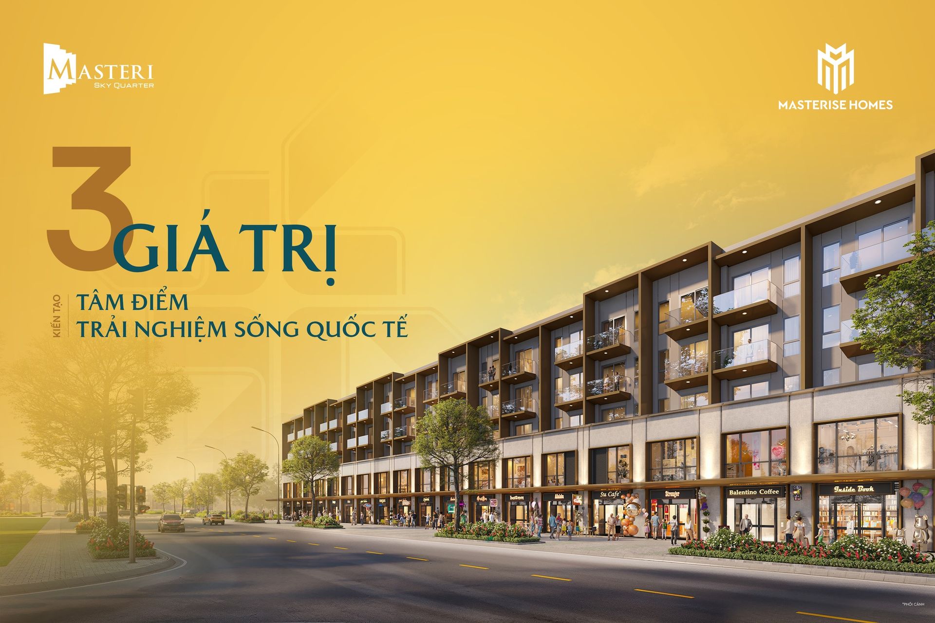 Phối cảnh Masteri Sky Quarter Vinhomes Wonder City