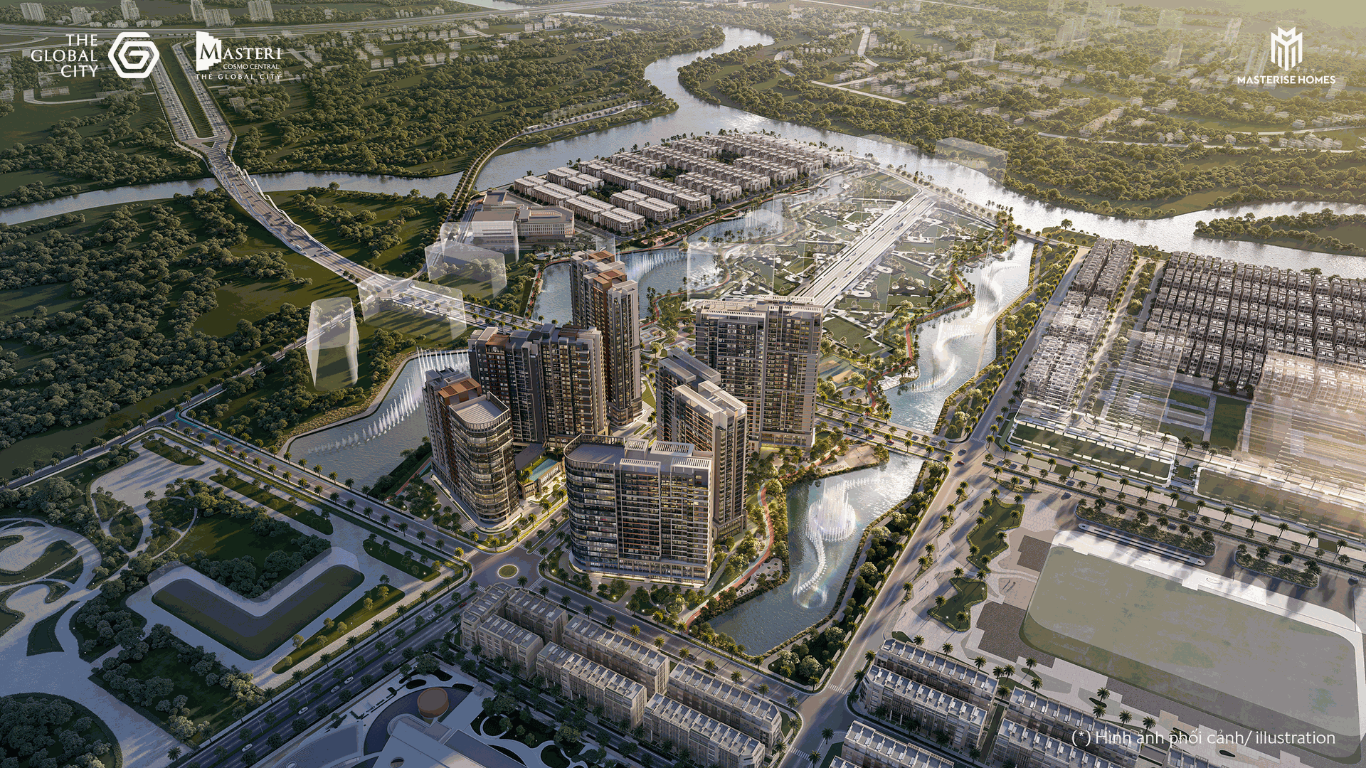 Phối cảnh Masteri Cosmo Central The Global City