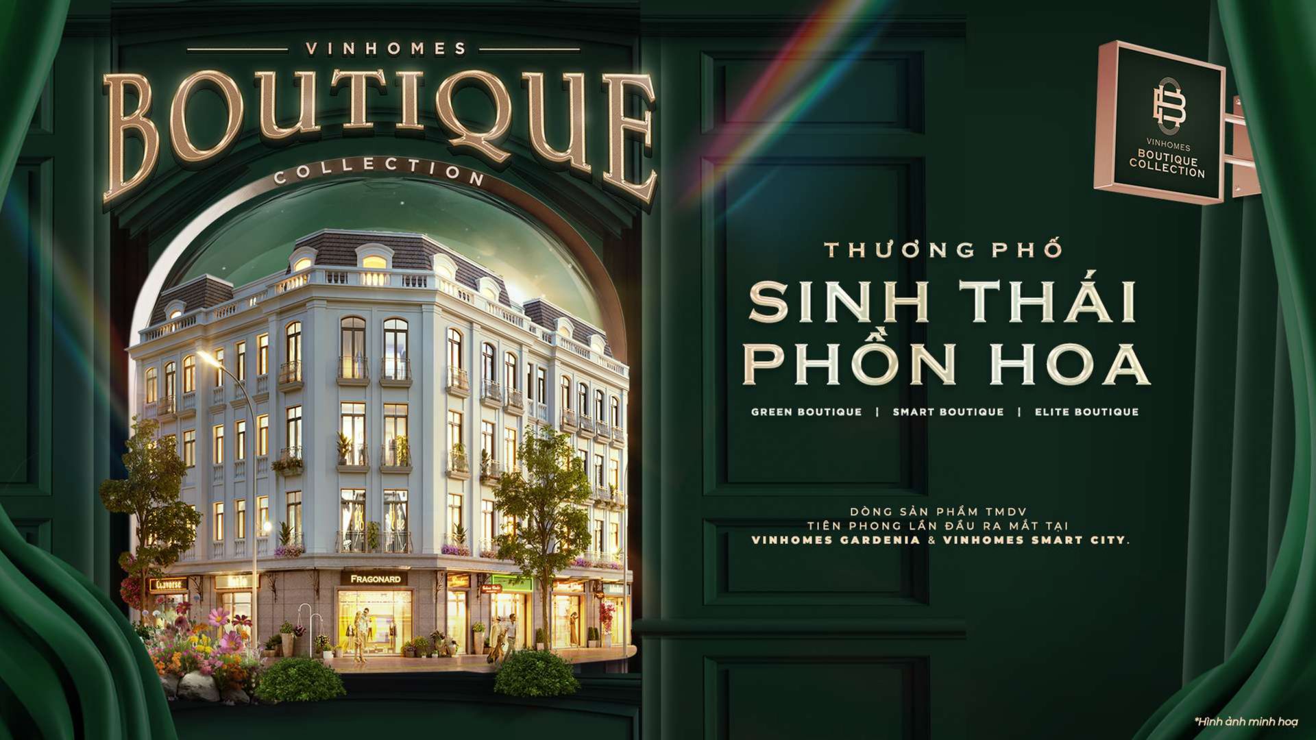 Phối cảnh TMDV Smart City — Boutique Collection Vinhomes