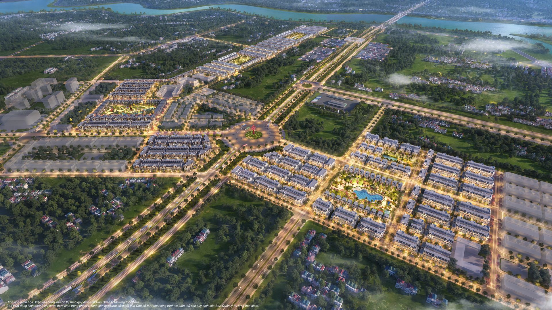 Phối cảnh Vinhomes Golden Avenue Móng Cái Quảng Ninh