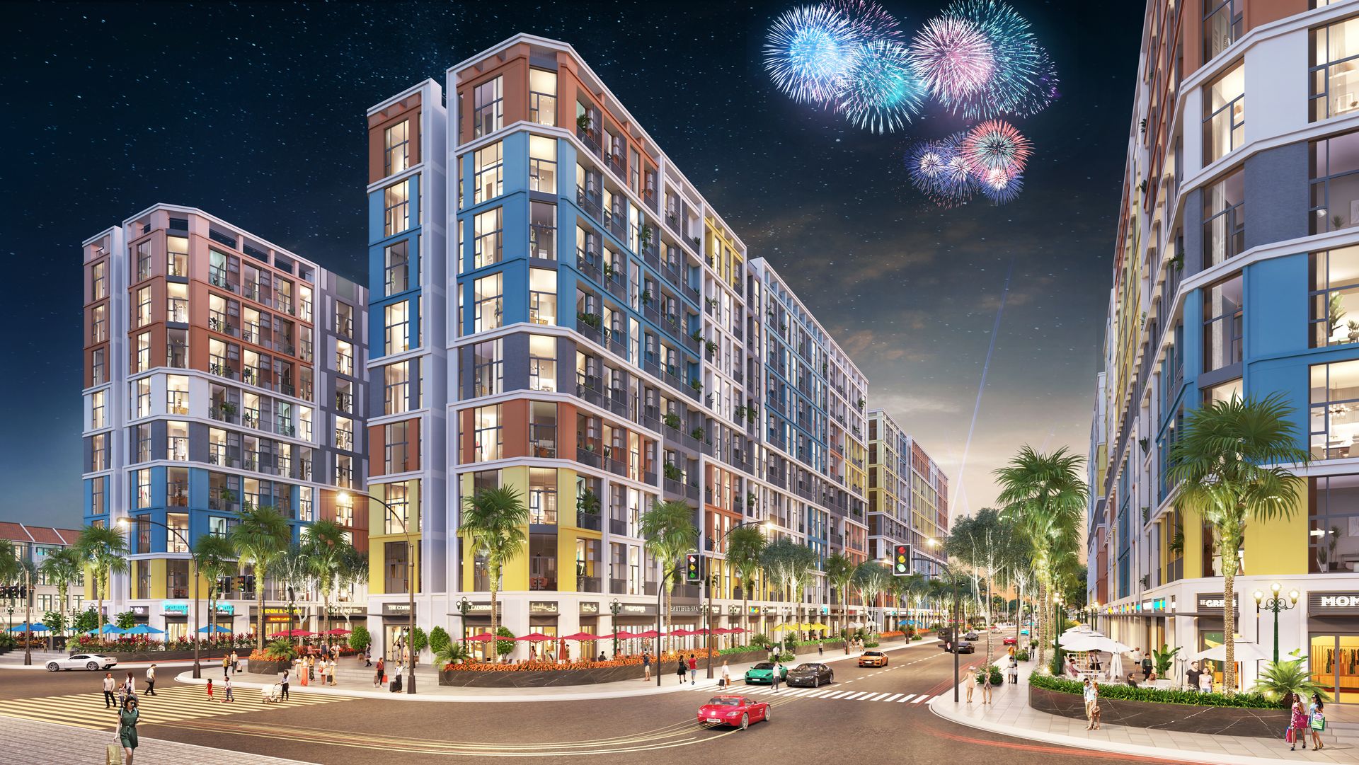 Phối cảnh Sun Urban City — 8 tòa 9T căn hộ gác lửng
