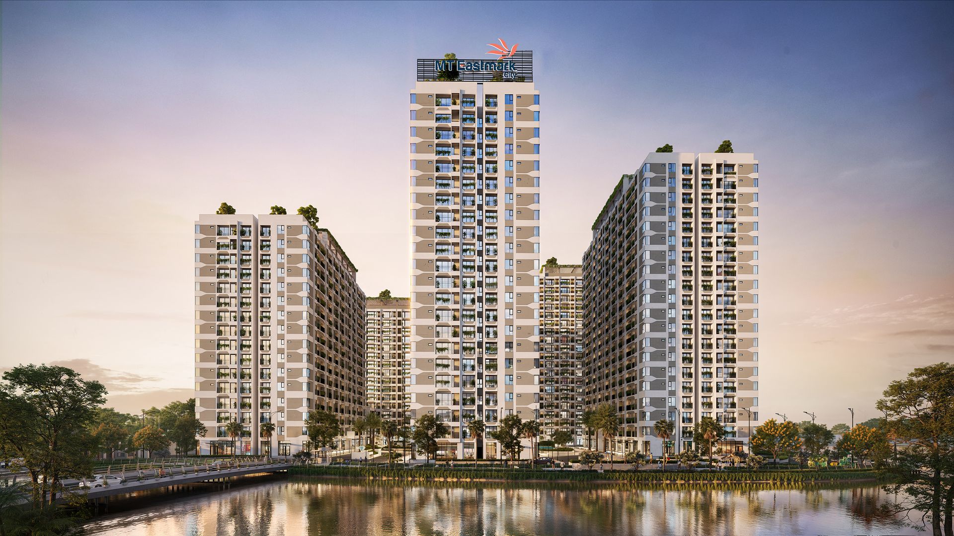 Phối cảnh MT Eastmark City — 7 tòa tháp