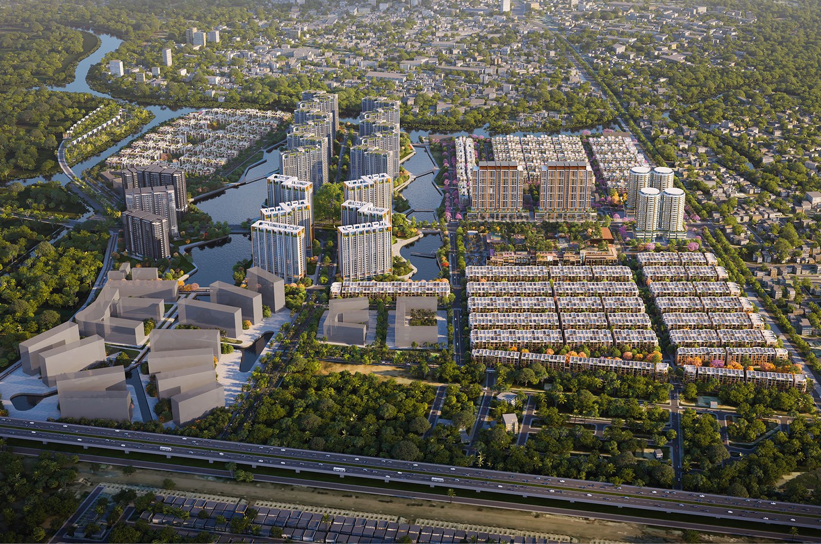 Phối cảnh The Global City — KĐT 117 ha TP. Thủ Đức