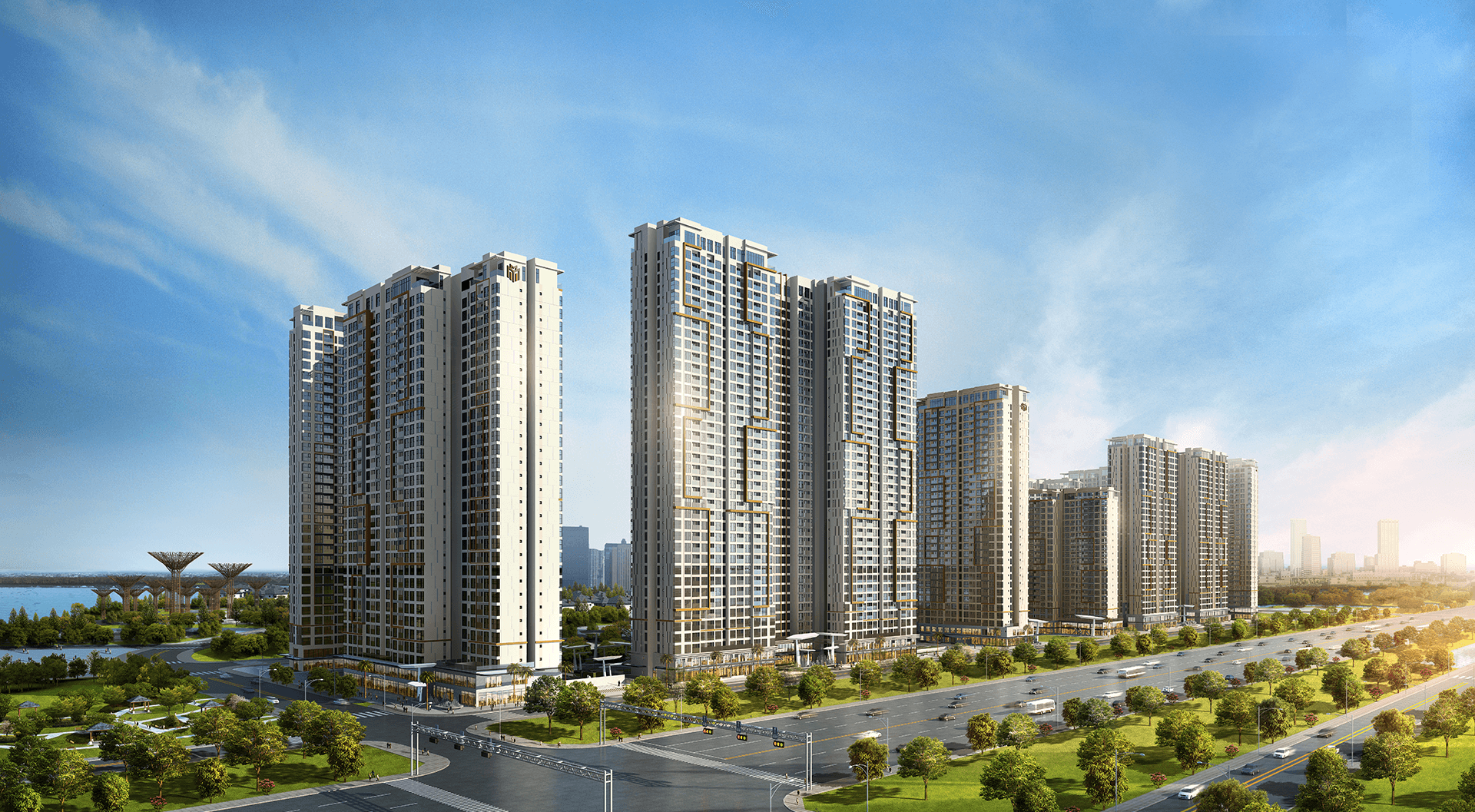Phối cảnh tổng thể Masteri Centre Point Vinhomes Grand Park