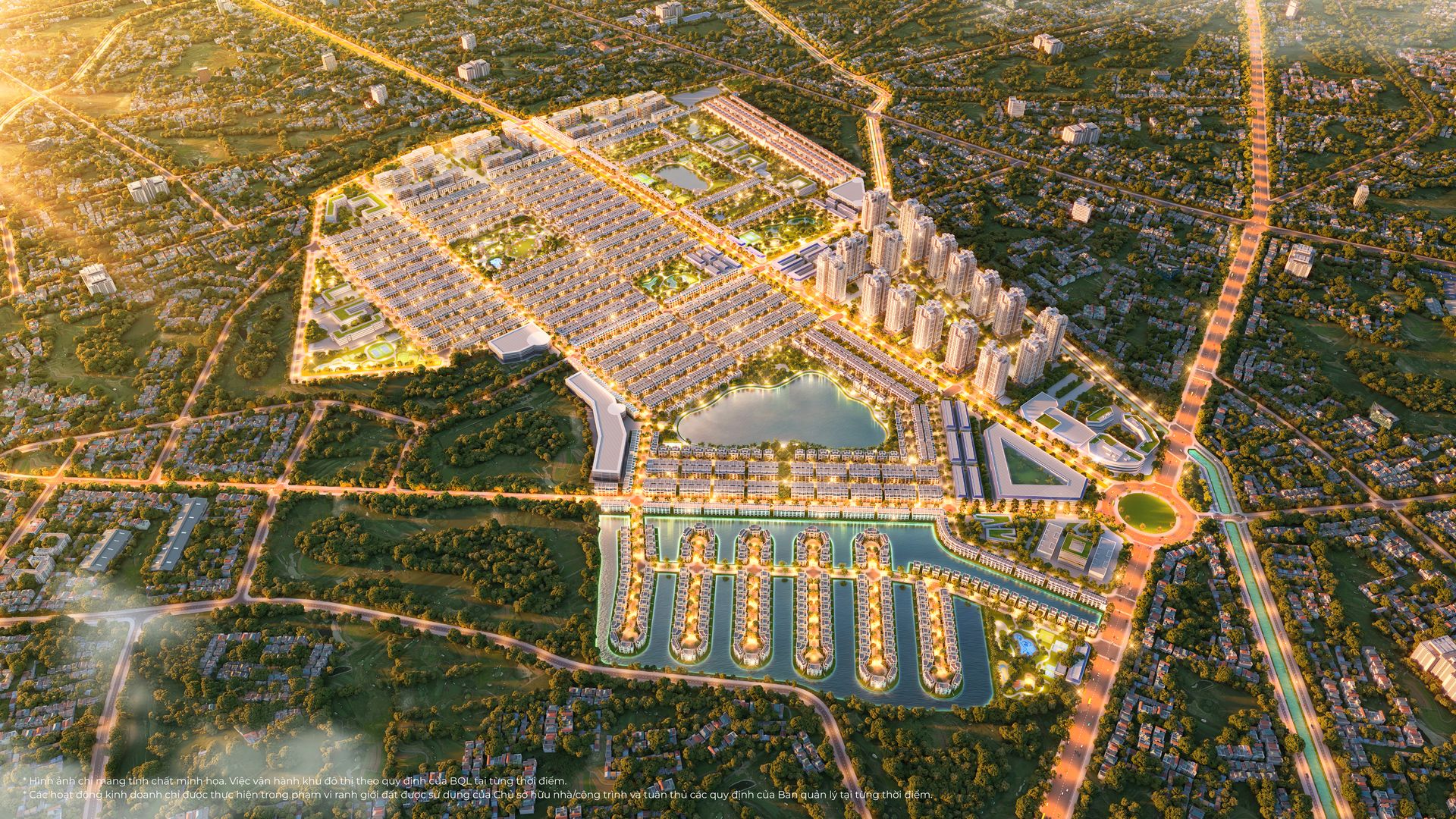 Phối cảnh Vinhomes Green City Long An