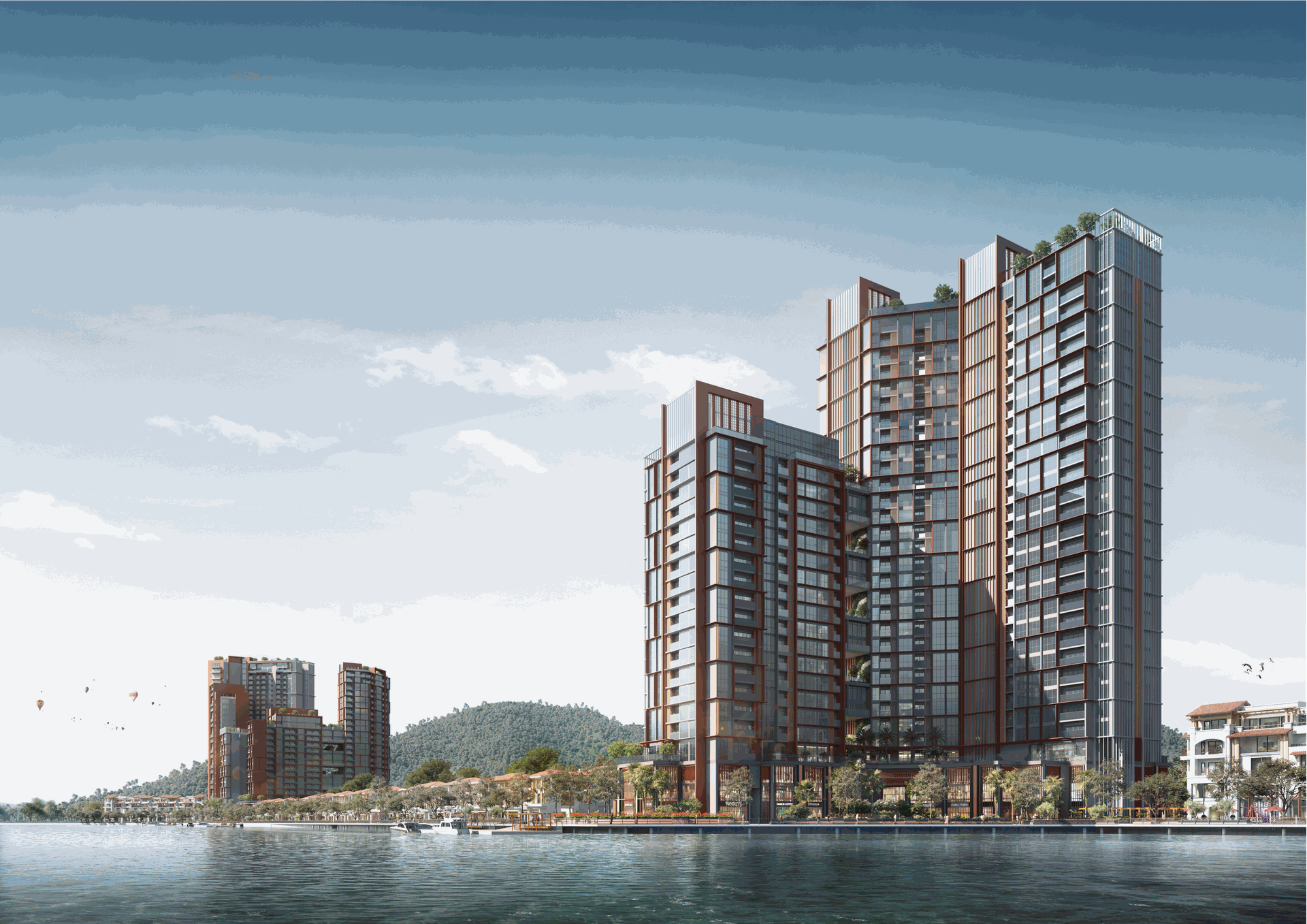 Phối cảnh Sun Symphony Residence — 3 tòa Sơn Trà Đà Nẵng