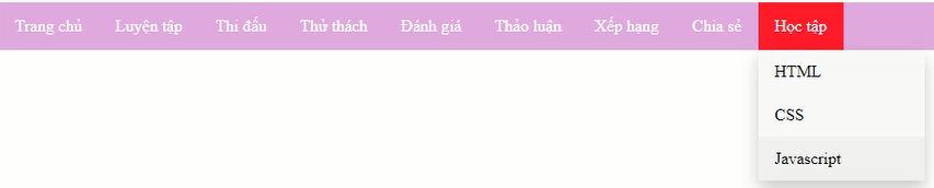 Tạo Menu Website Với HTML Và CSS Như Thế Nào? | CodeLearn