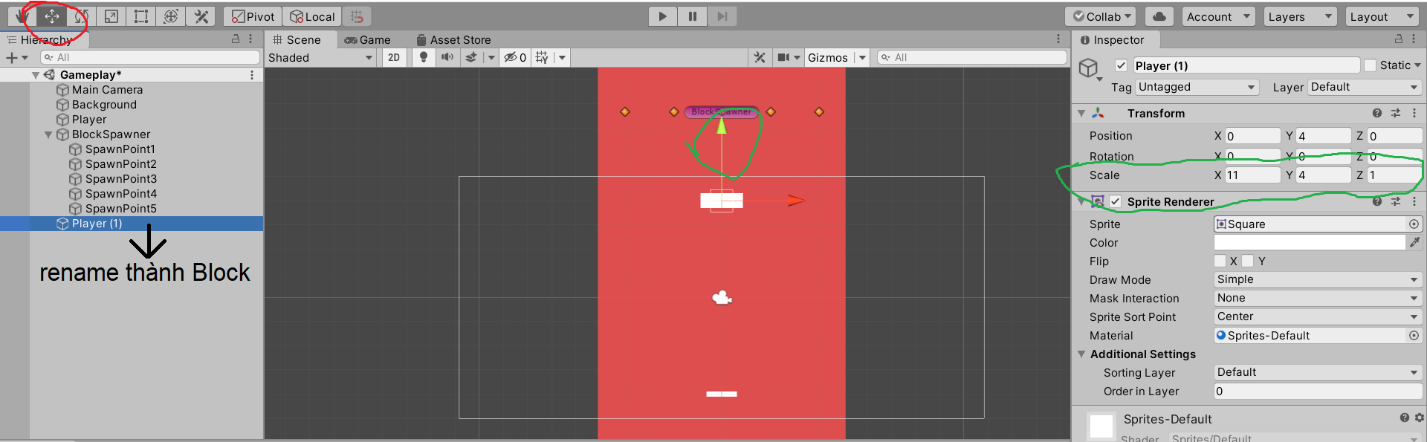Code Game 2D Dodge Block Bằng Unity (Phần 2) | CodeLearn