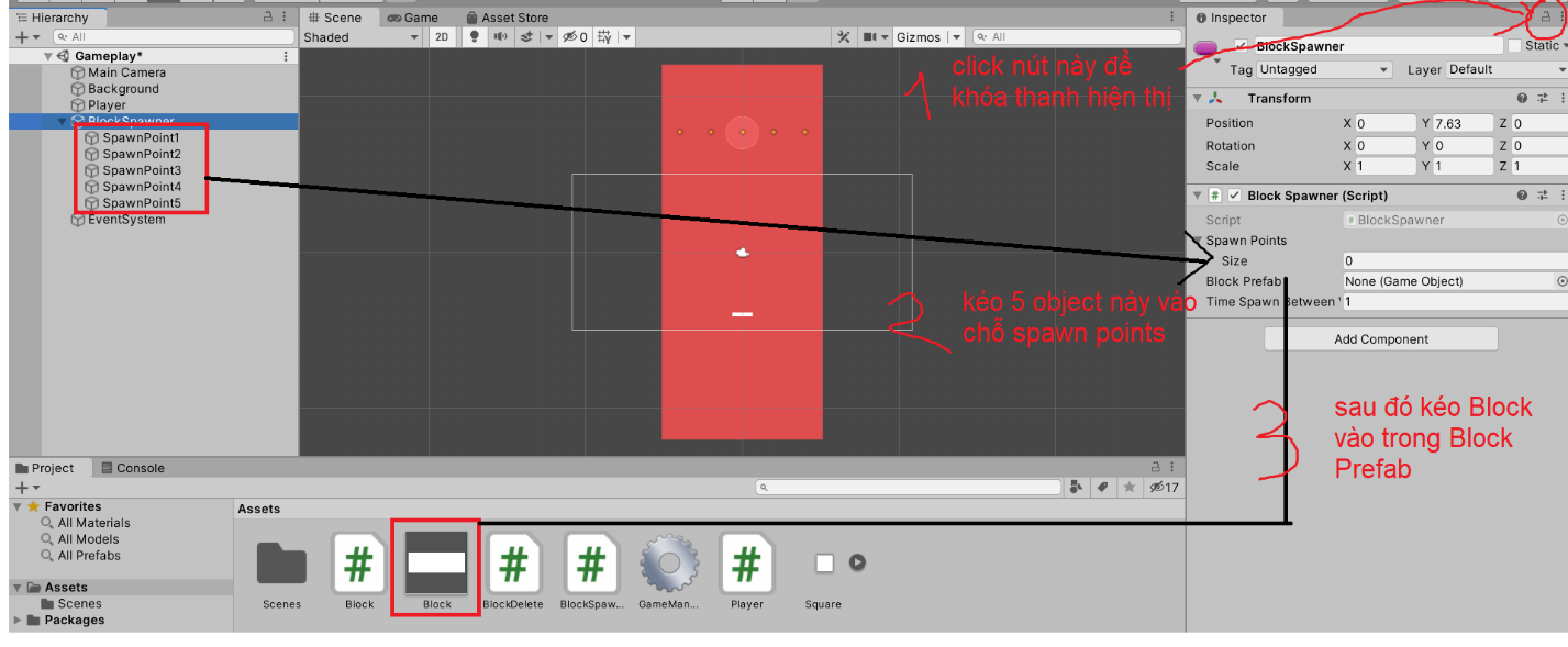 Code Game 2D Dodge Block Bằng Unity (Phần 2) | CodeLearn