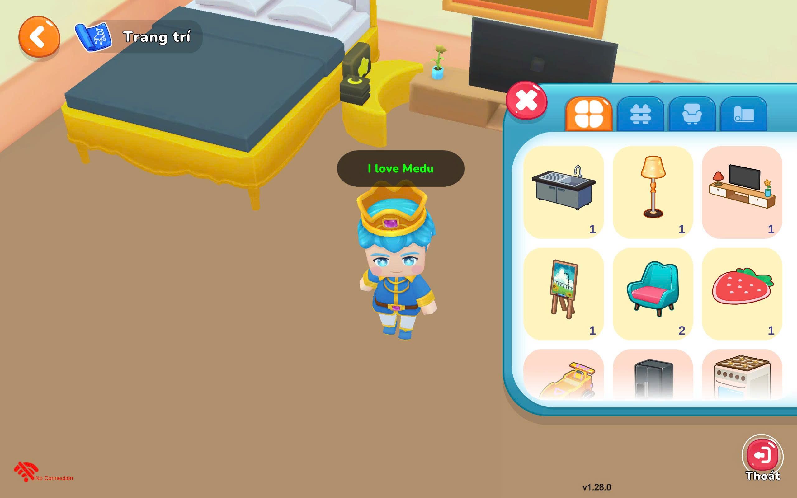 Khám phá tính năng trang trí nhà trên Meduverse