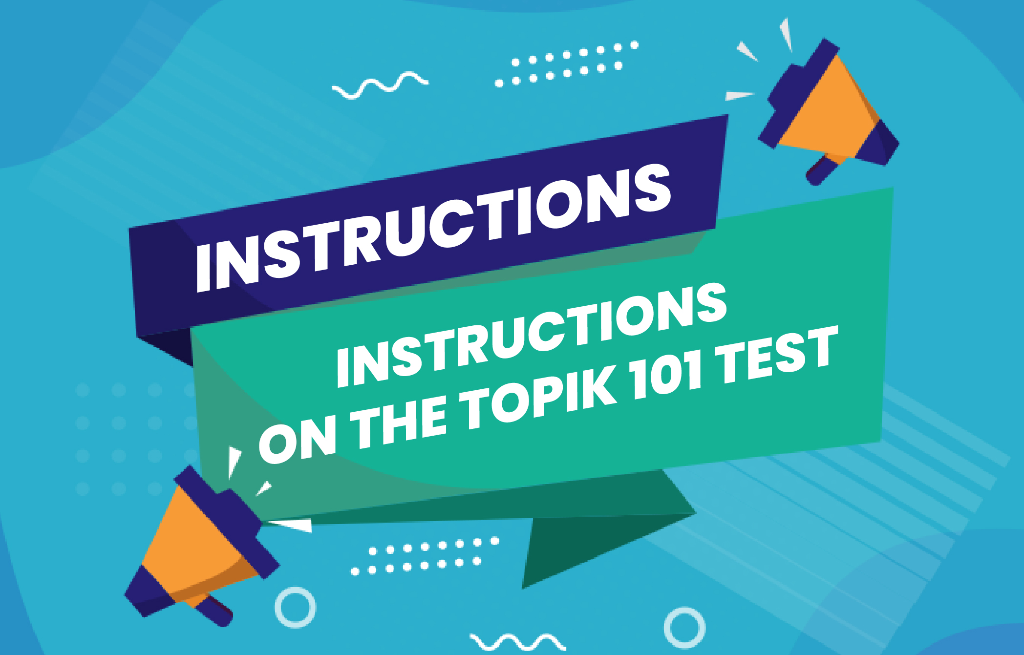 Thông báo kỳ thi topik 101