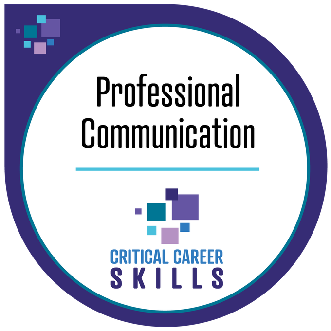 CCS (Critical Career Skills) - Professional Communication