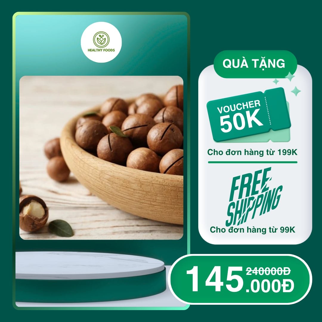 Hạt macca nứt vỏ